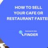 sell your cafe faster